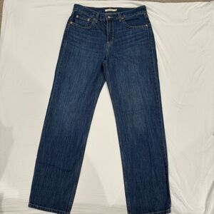Levi's Women's Low Pro Mid Rise Relaxed Straight Leg Jeans Size 28